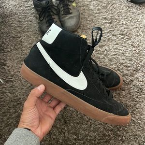 Nike Trailblazers Black w/ Gum Bottom